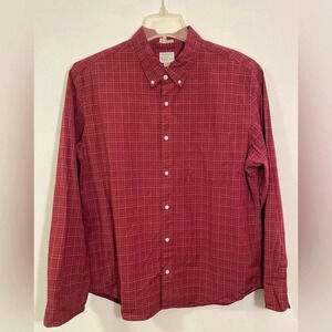 J. Crew Mens Slim Untucked 98% Organic Cotton size XL Shirt